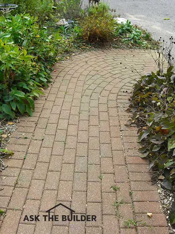 brick pavers sidewalk