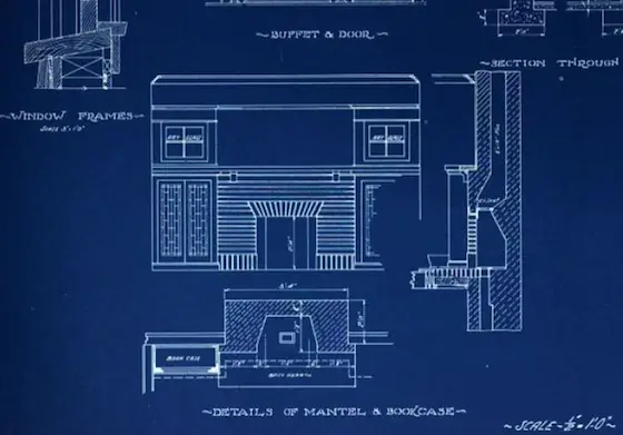 fireplace blueprint