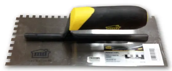 notched trowel