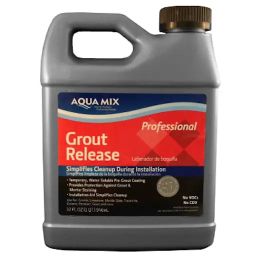 grout release agent in bottle