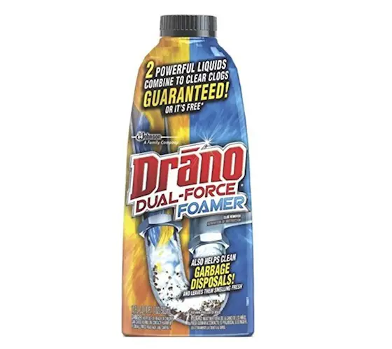 Drano Dual-Force Foamer Bottle