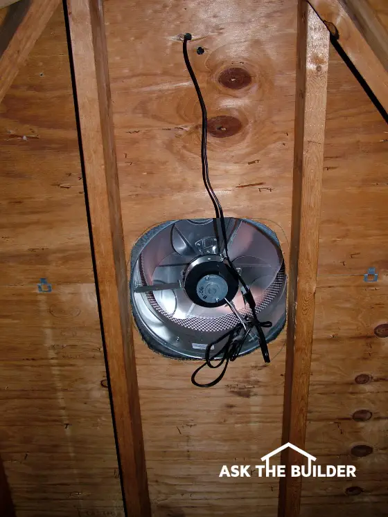 Attic Fan Installation