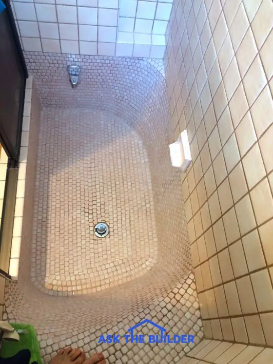 sunken tub