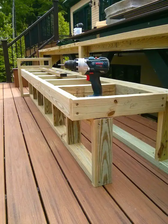 Build Deck Bench Seating - Ask the BuilderAsk the Builder