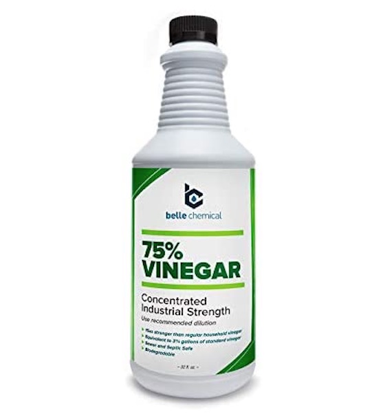 concentrated white vinegar
