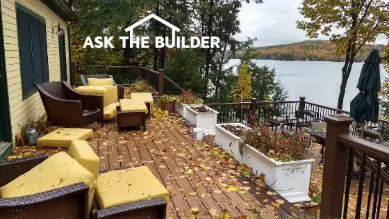 Deck Funiture after storm