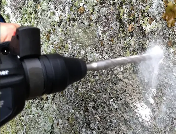 bosch bulldog hammer drill and granite