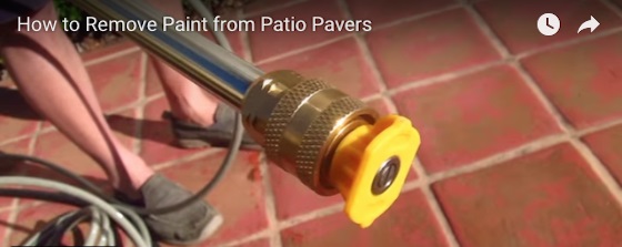 remove patio paint