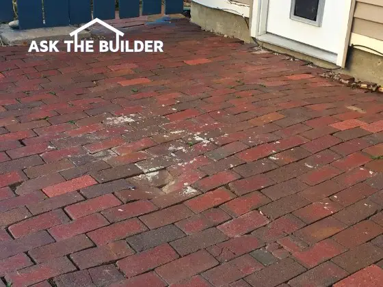 Brick Patio Repair