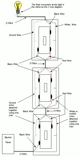 3 Way 4 Switch Wiring Diagram