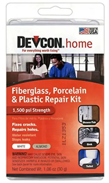 Fiberglass, Porcelain & Plastic Repair Kit
