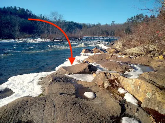 glacial striation new hampshire pemigewasset river