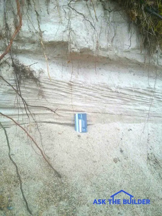 cross-bedded glacial sand in nh