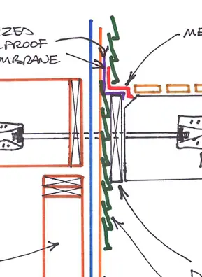 deck ledger plan sketch