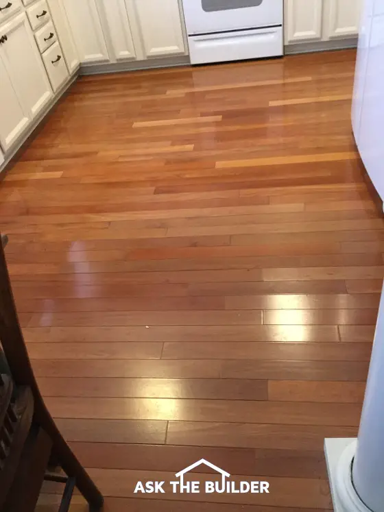 damage hardwood floor