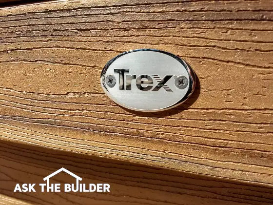 Trex Deck Logo Plate