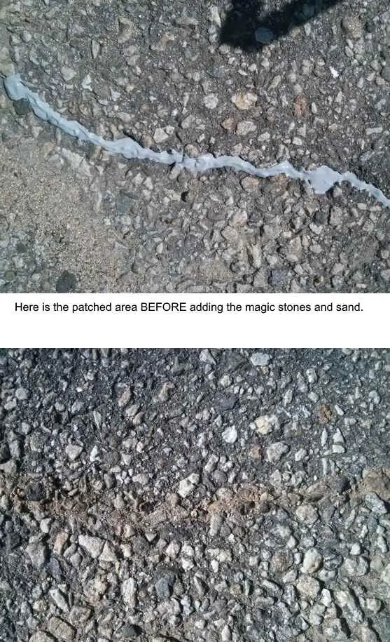 repair blacktop cracks