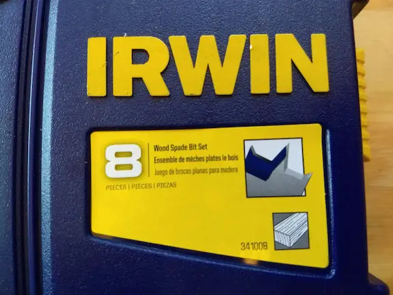 irwin speedbor spade bit set