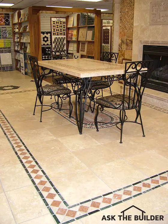 inlay tile flooring