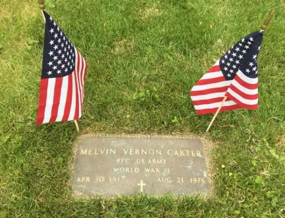 Tim Carter's Dad's Headstone