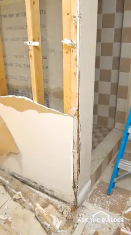 Water Damaged Drywall