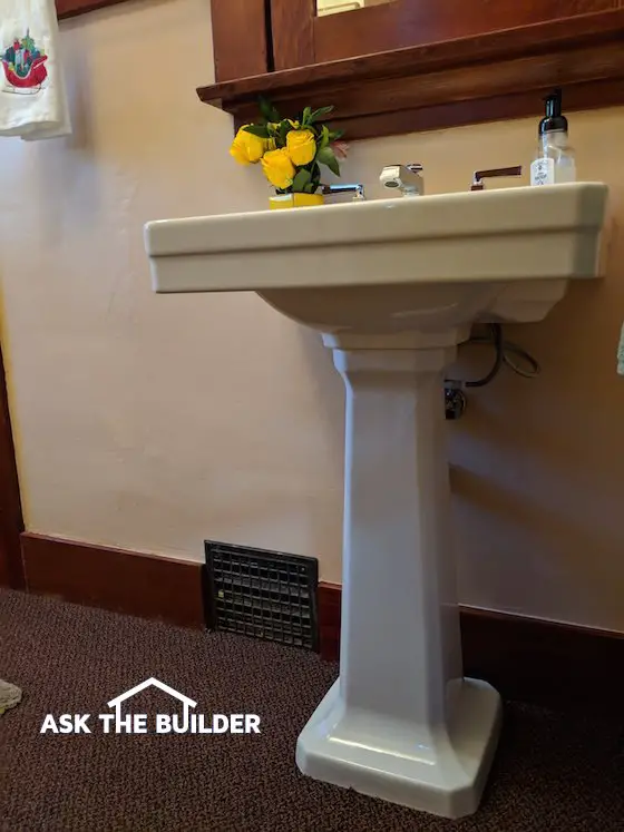 pedestal sink