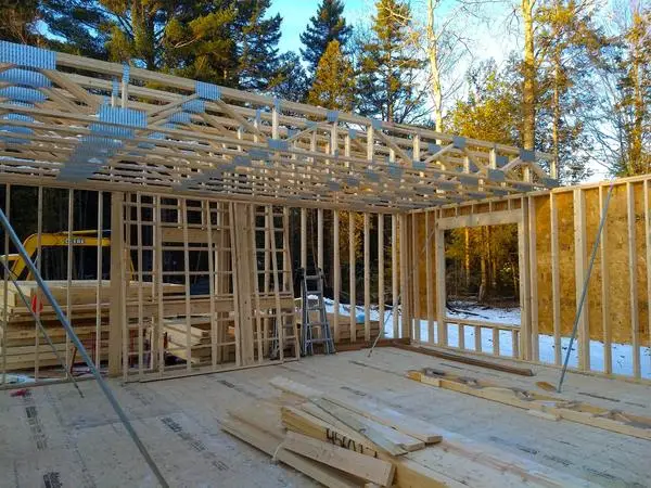 second-floor wood floor trusses