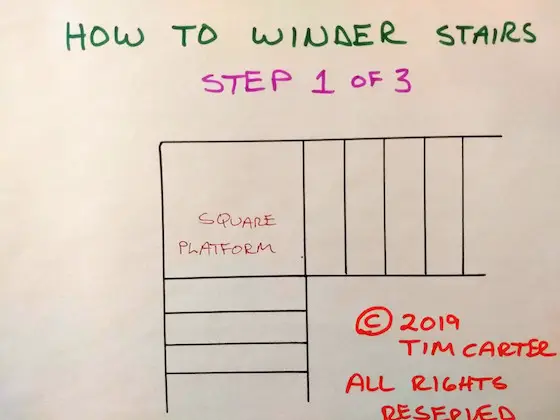 how to winder stairs