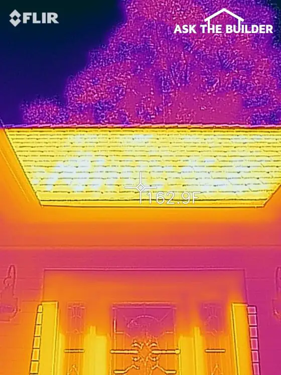roof temperature