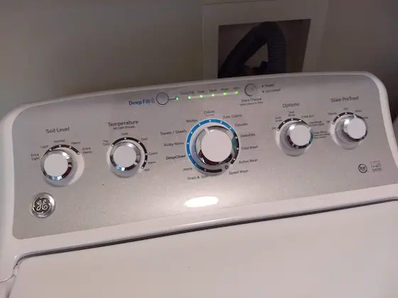 ge top load washer