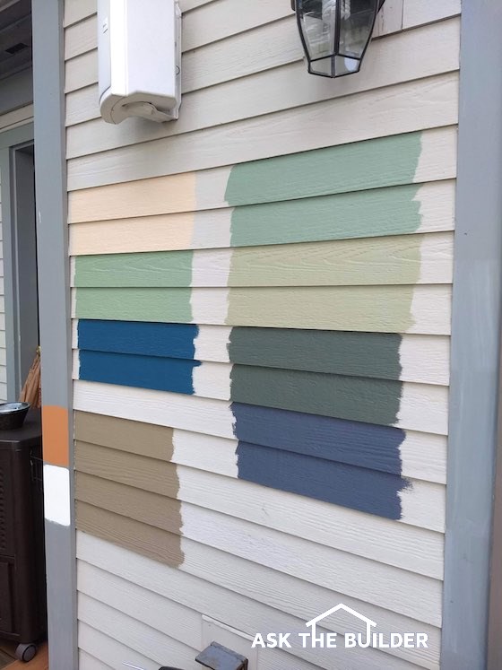 House Paint Color Ideas Drive Around Surf Too Askthebuilder Com - Test Paint Colors On House