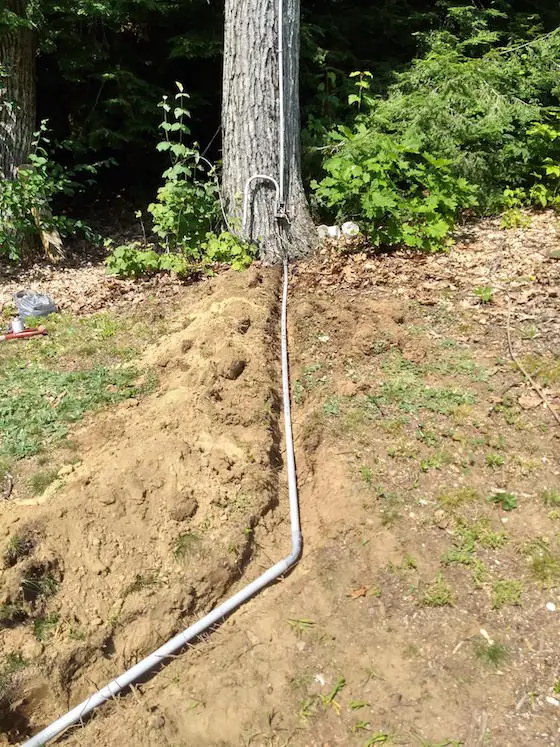 underground wire short