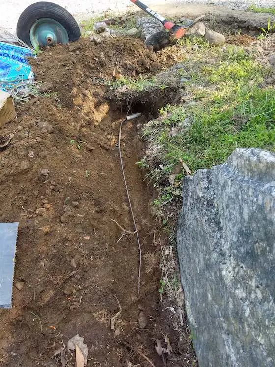 underground wire short