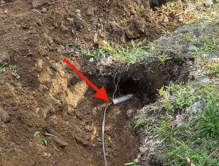 underground wire short