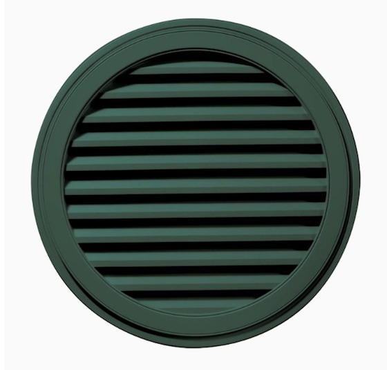 round green attic vent