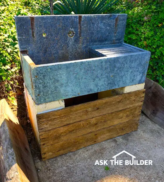 restore outside sink