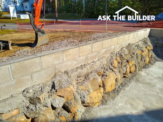 stone foundation repair rebuild