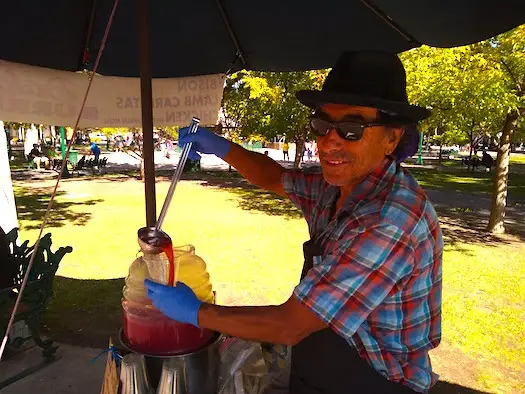 Blamb watermelon juice vendor