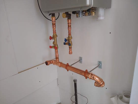 installation noritz boiler
