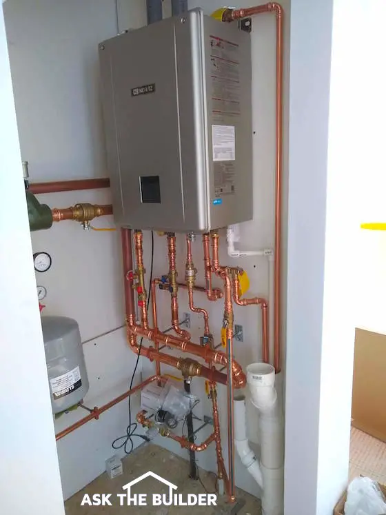 installation noritz boiler