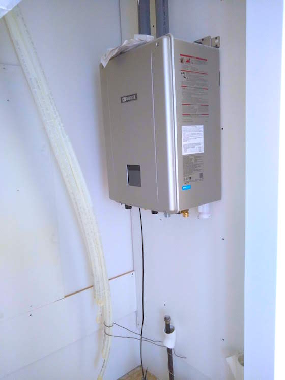 installation noritz boiler