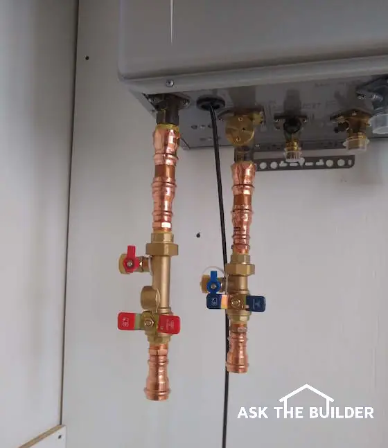 installation noritz boiler