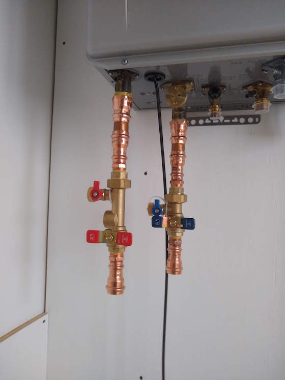 installation noritz boiler