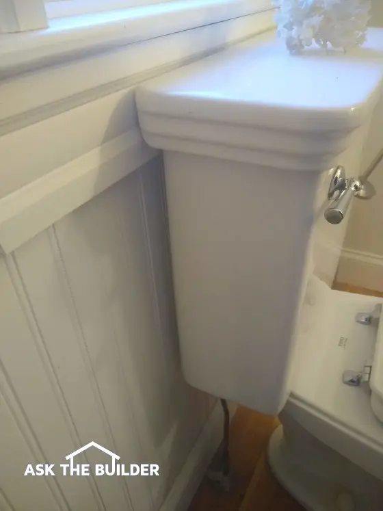toilet tank leak