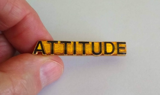 attitude pin