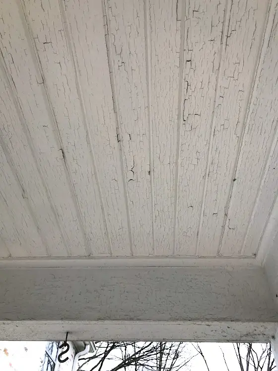 paint beadboard ceiling