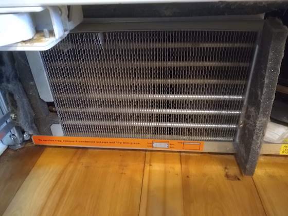 refrigerator condenser coil