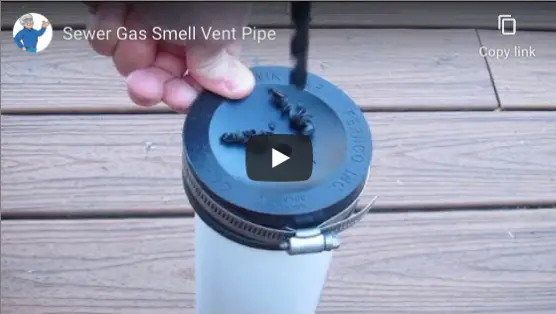 sewer gas smell vent pipe