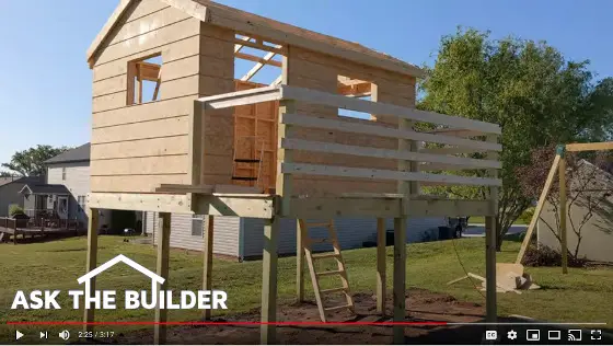 Build Free Standing Tree House