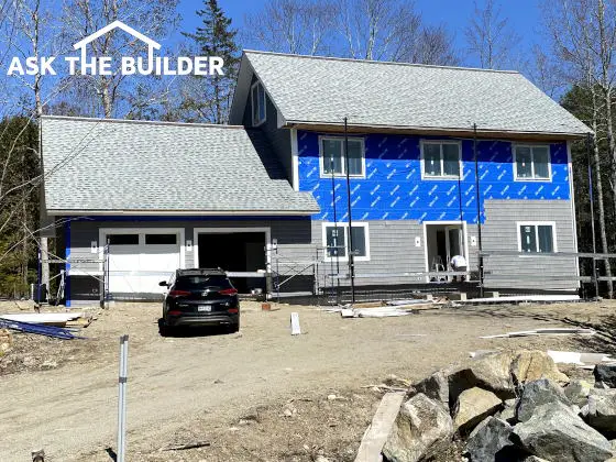 vinyl siding on new construction